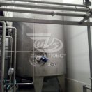 Резервуар для хранения молока термоизолированный с мешалкой