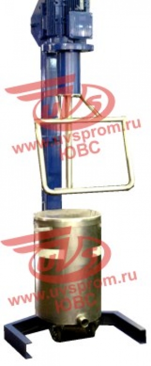 Смеситель с подъемной диссольверной фрезой
