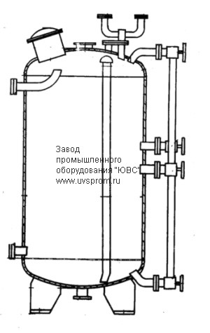 Сборники вертикальные с эллиптическими днищами